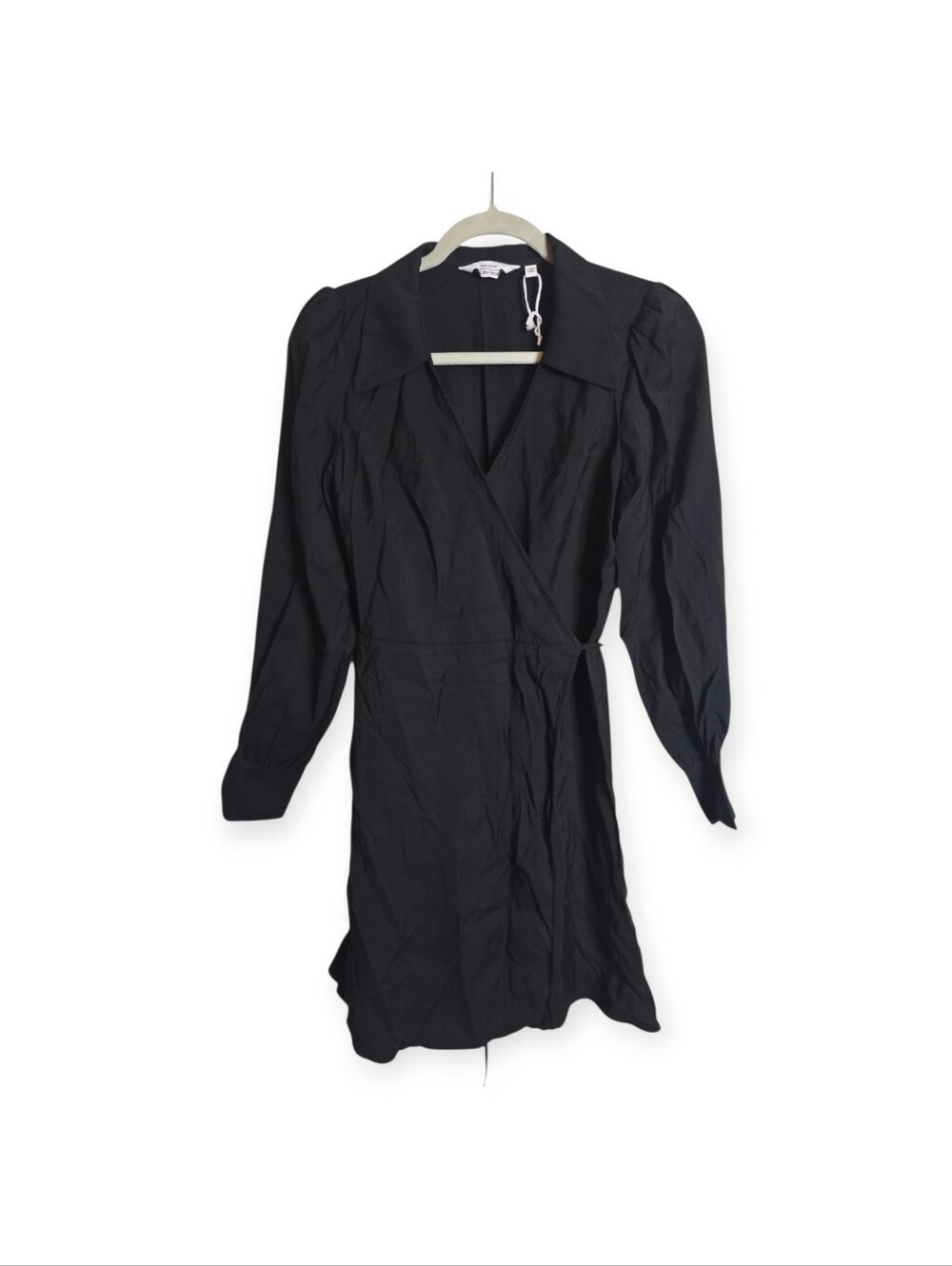 Women's NWOT & Other Stories long sleeve black wrap dress, size 6‎
